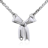Small Tied Ribbon Necklace TNC338