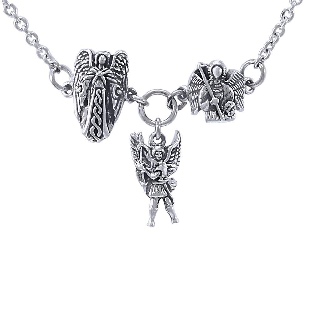 Uriel Michael Gabriel Archangel Silver Necklace TNC384 - Jewelry