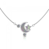 Moon Star Necklace TNC411P - Jewelry