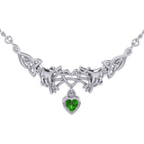 Celtic Knotwork Japanese Ayatori Love Silver Necklace TNC555 - Jewelry