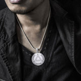 Sigil Seal of The AA Recovery Silver Necklace TNC558 - Jewelry