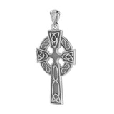 Celtic Knotwork Cross Sterling Silver Pendant TP036