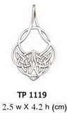 Celtic Knotwork Silver Pendant TP1119