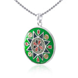 Flower Prosperity Silver Pendant TP1383