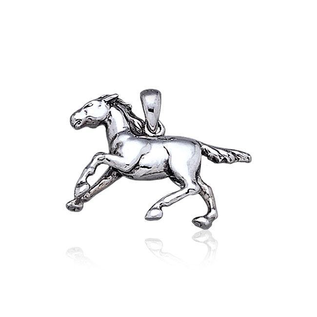 Silver Horse Pendant TP1420 - Jewelry