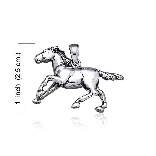 Silver Horse Pendant TP1420 - Jewelry