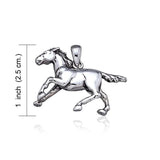 Silver Horse Pendant TP1420 - Jewelry