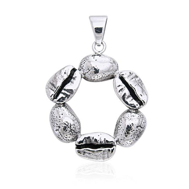 Coffee Bean Pendant TP157 - Jewelry