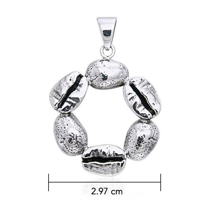 Coffee Bean Pendant TP157 - Jewelry