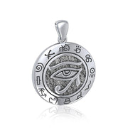 Symbol of Healing and Protection - the Eye of Horus Sterling Silver Pendant TP1584
