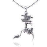 Amy Brown Goblin Bookworm ~ Sterling Silver Jewelry Pendant TP1662 - Jewelry