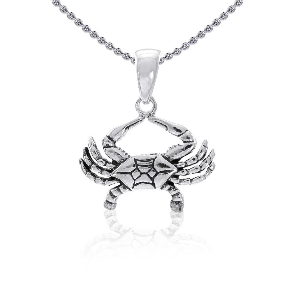 Silver Crab Pendant TP230 - Jewelry