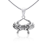 Silver Crab Pendant TP230 - Jewelry