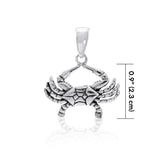 Silver Crab Pendant TP230 - Jewelry