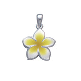 Plumeria - Hawaii National Flower Silver Large Pendant TP2648-E