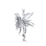 Firefly Fairy Silver Pendant By Amy Brown TP2825 - Jewelry