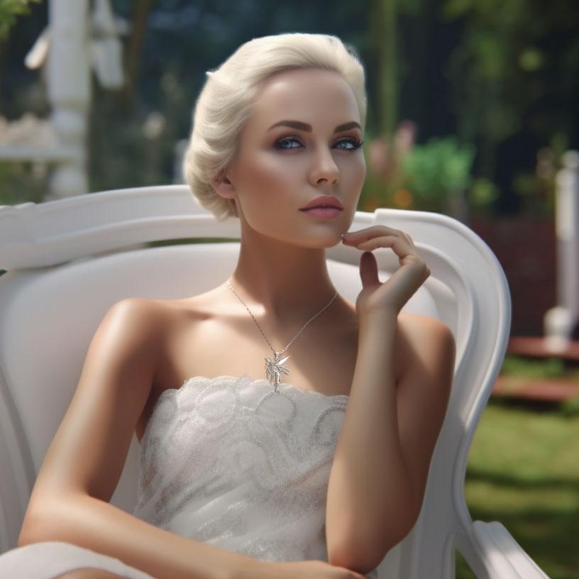 Firefly Fairy Silver Pendant By Amy Brown TP2825 - Jewelry