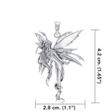 Firefly Fairy Silver Pendant By Amy Brown TP2825 - Jewelry
