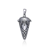 Celtic Knot Claddagh Pendulum Pendant TP2855