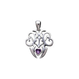 Skull Anchor Silver Pendant TP3064