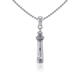Cape May Lighthouse Silver Pendant TP3164 - Jewelry