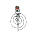 Spiral Goddess With Gem Pendant TP3231 - Jewelry