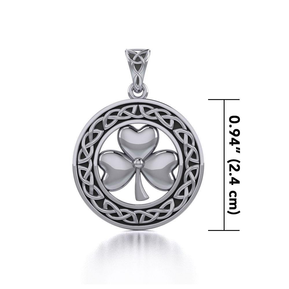 Celtic Knot Shamrock Pendant TP3243 - Jewelry