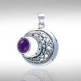 Blue Moon Silver Pendant TP3271 - Jewelry