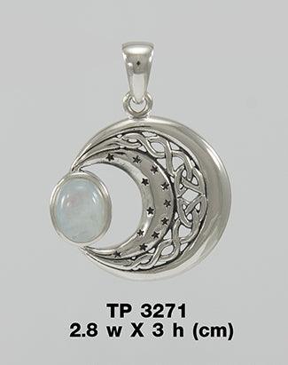 Blue Moon Silver Pendant TP3271 - Jewelry