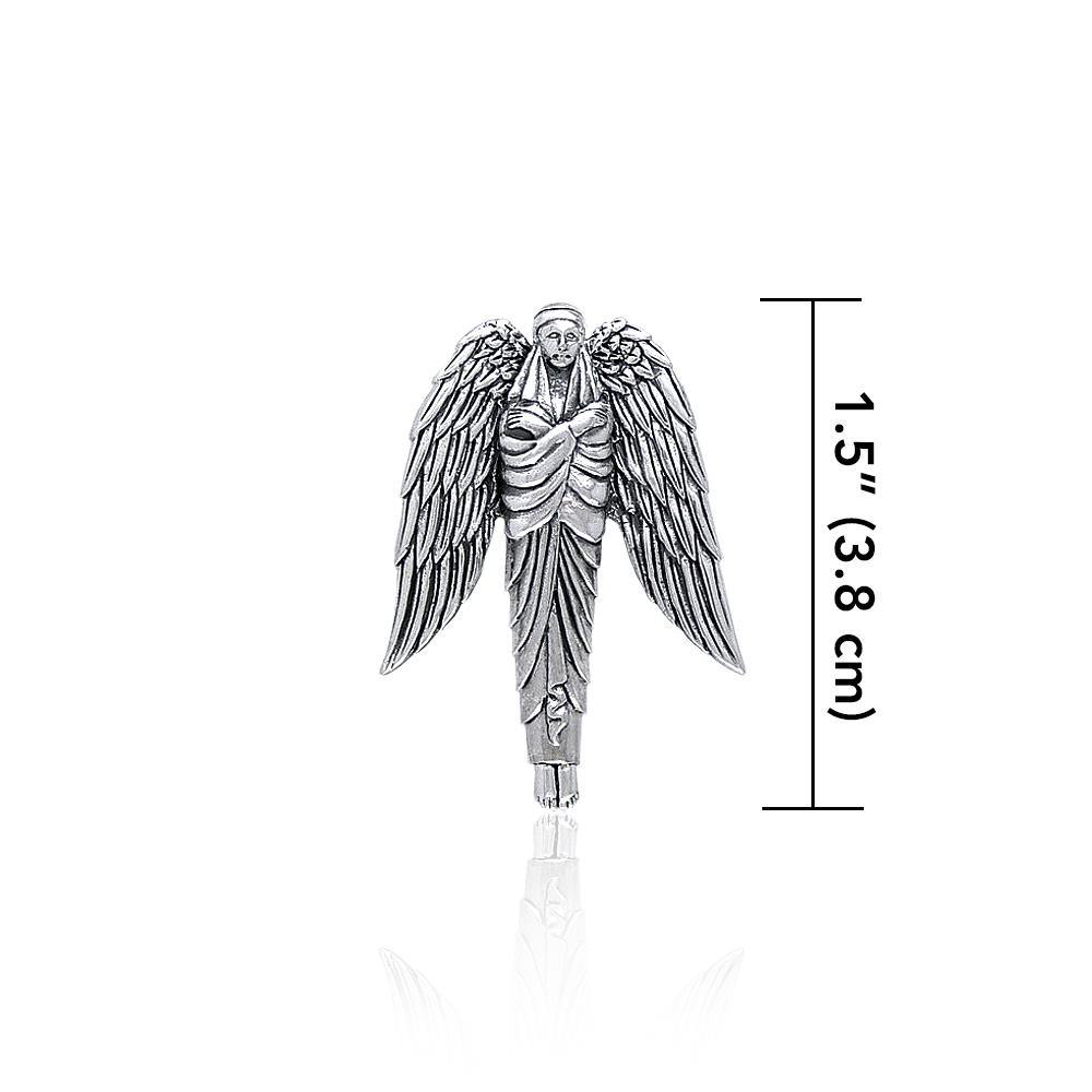 Angel of Protection Silver Pendant TP3470 - Jewelry