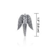 Angel of Protection Silver Pendant TP3470 - Jewelry