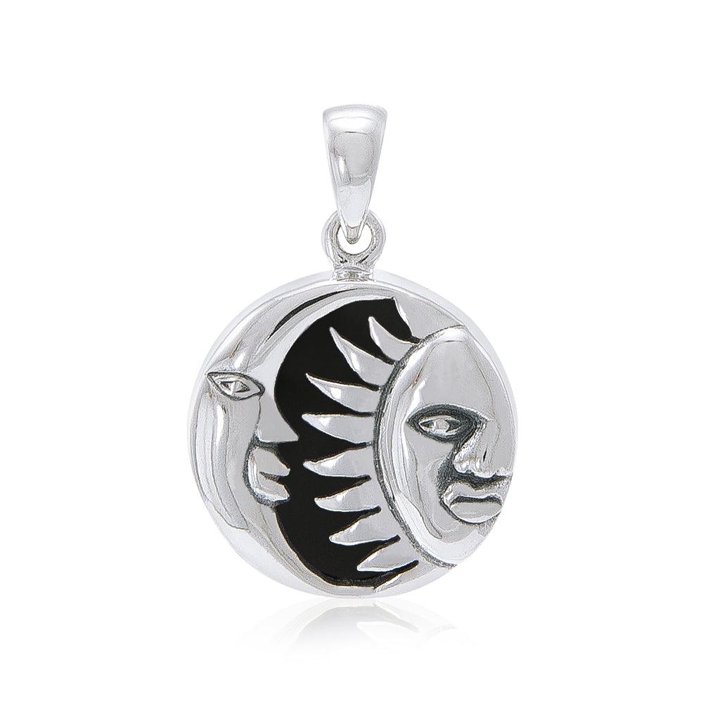 Sun Moon Flip Pendant TP574 - Jewelry