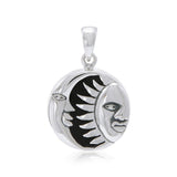 Sun Moon Flip Pendant TP574 - Jewelry