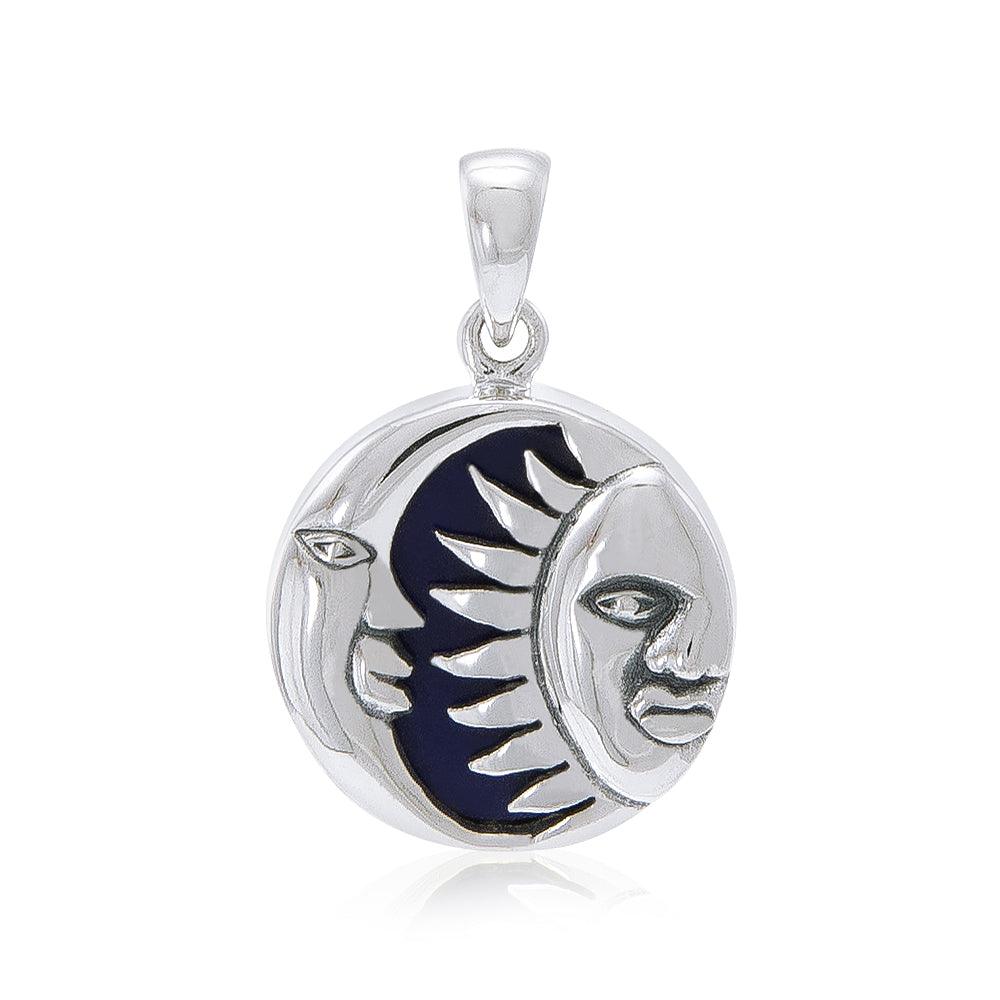 Sun Moon Flip Pendant TP574 - Jewelry