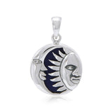Sun Moon Flip Pendant TP574 - Jewelry