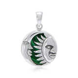 Sun Moon Flip Pendant TP574 - Jewelry