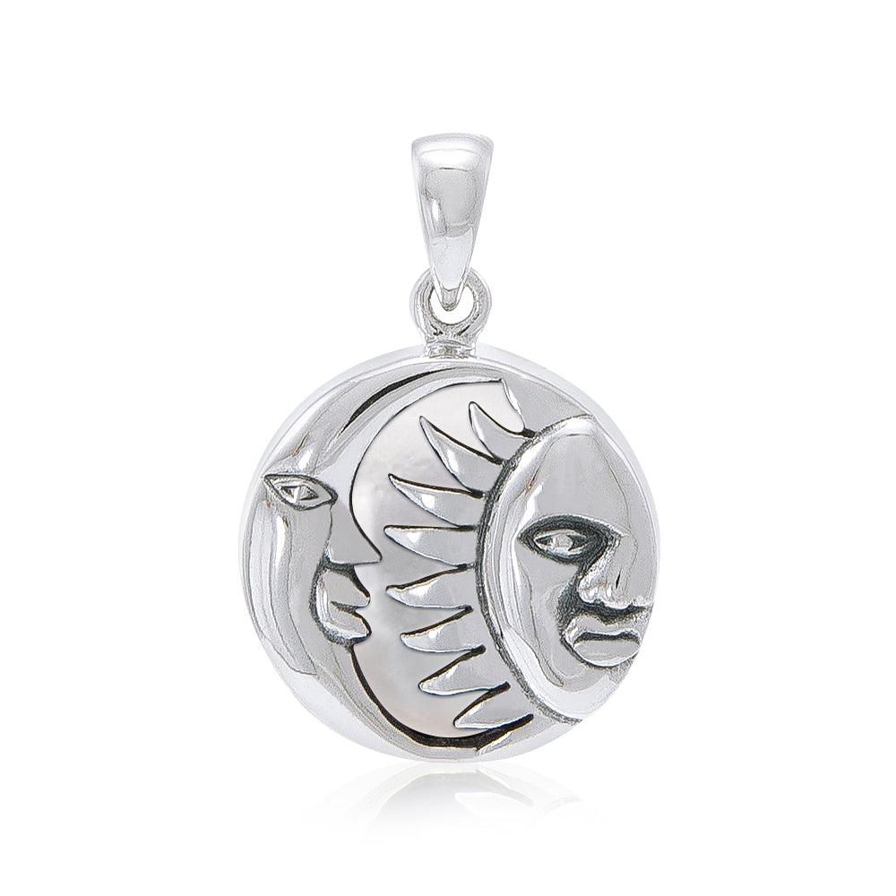 Sun Moon Flip Pendant TP574 - Jewelry