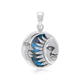 Sun Moon Flip Pendant TP574 - Jewelry