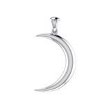 Crescent Moon Sterling Silver Pendant TP613