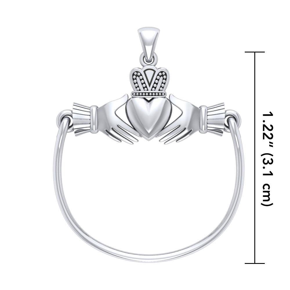 Celtic Claddagh Charm Holder Pendant TP939 - Jewelry