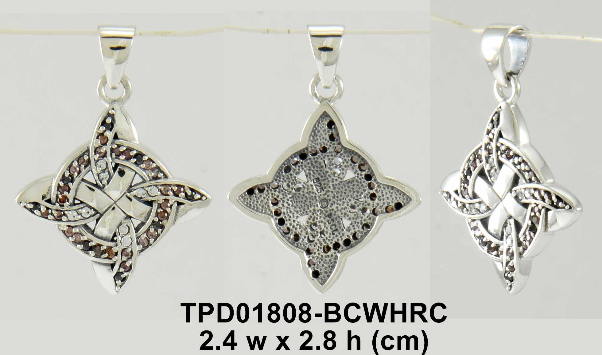 Celtic Four Point Knot Pendant TPD1808 - Jewelry