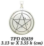 First Pentacle of Mercury Solomon Seal Pendant TPD2839 - Jewelry