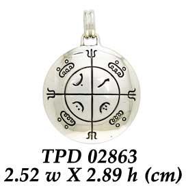 Mohammedan Magic Circle Solomon Seal Pendant TPD2863 - Jewelry