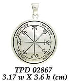 First Pentacle of Mars Solomon Seal Pendant TPD2867 - Jewelry