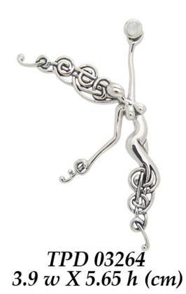 Angel of the Phoenix follows ~ Sterling Silver Jewelry Pendant TPD3264 - Jewelry
