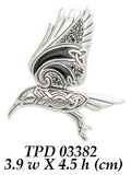 Behind the Mystery of the Mythical Raven ~ Silver Jewelry Pendant TPD3382 - Jewelry