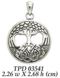 Find your solace in the Tree of Life ~ Sterling Silver Jewelry Pendant TPD3541 - Jewelry
