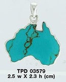 Australia Inlaid Gemstone Pendant TPD3579 - Jewelry