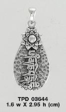 Om Mani Padme Hum Pendant TPD3644 - Jewelry