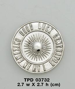 Beautiful I am an Amazing Good Luck Generator Silver Large Empower Coin TPD3732 - Jewelry